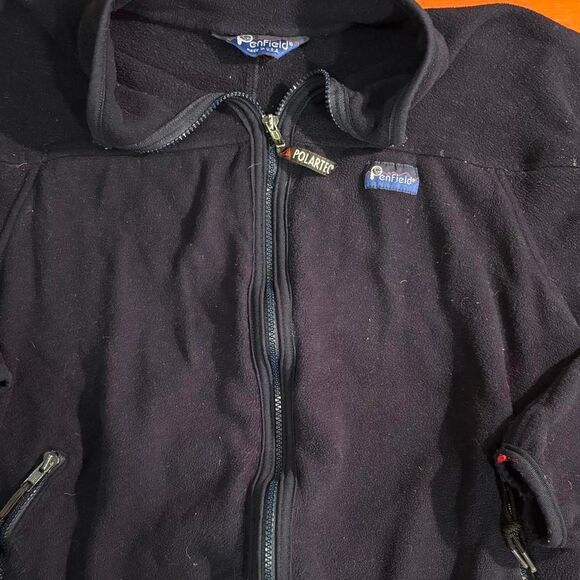 Vintage Penfield Men's Navy Zip Up Fleece Jacket Size M/L - Picture 3 of 5